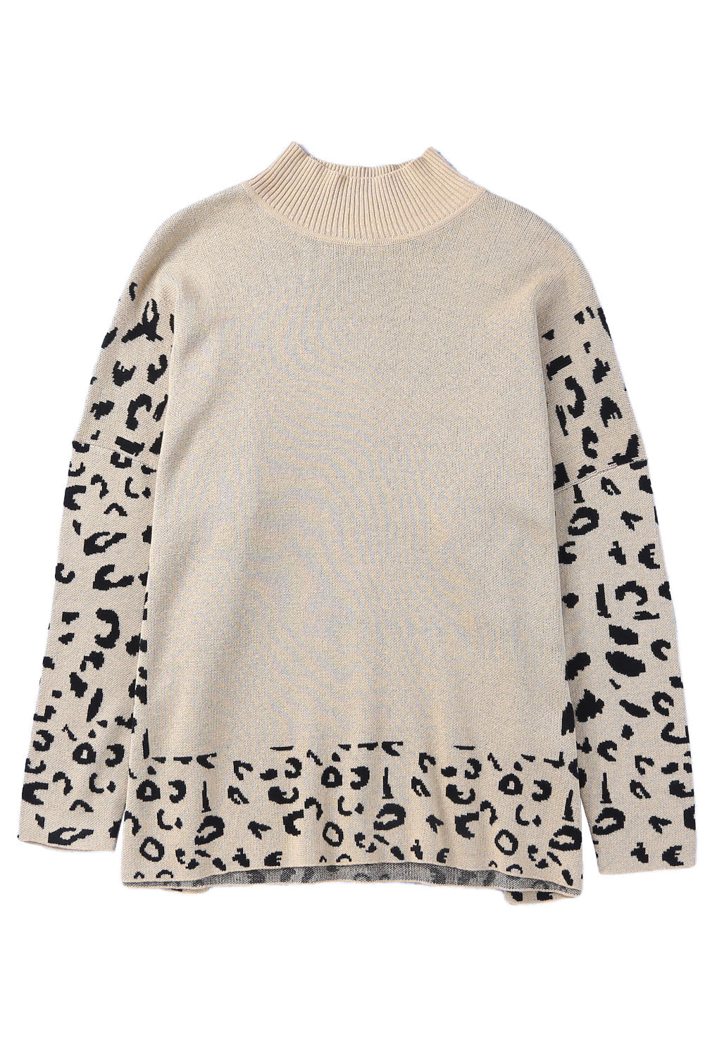 🌿Urban Jungle Khaki Leopard Knit