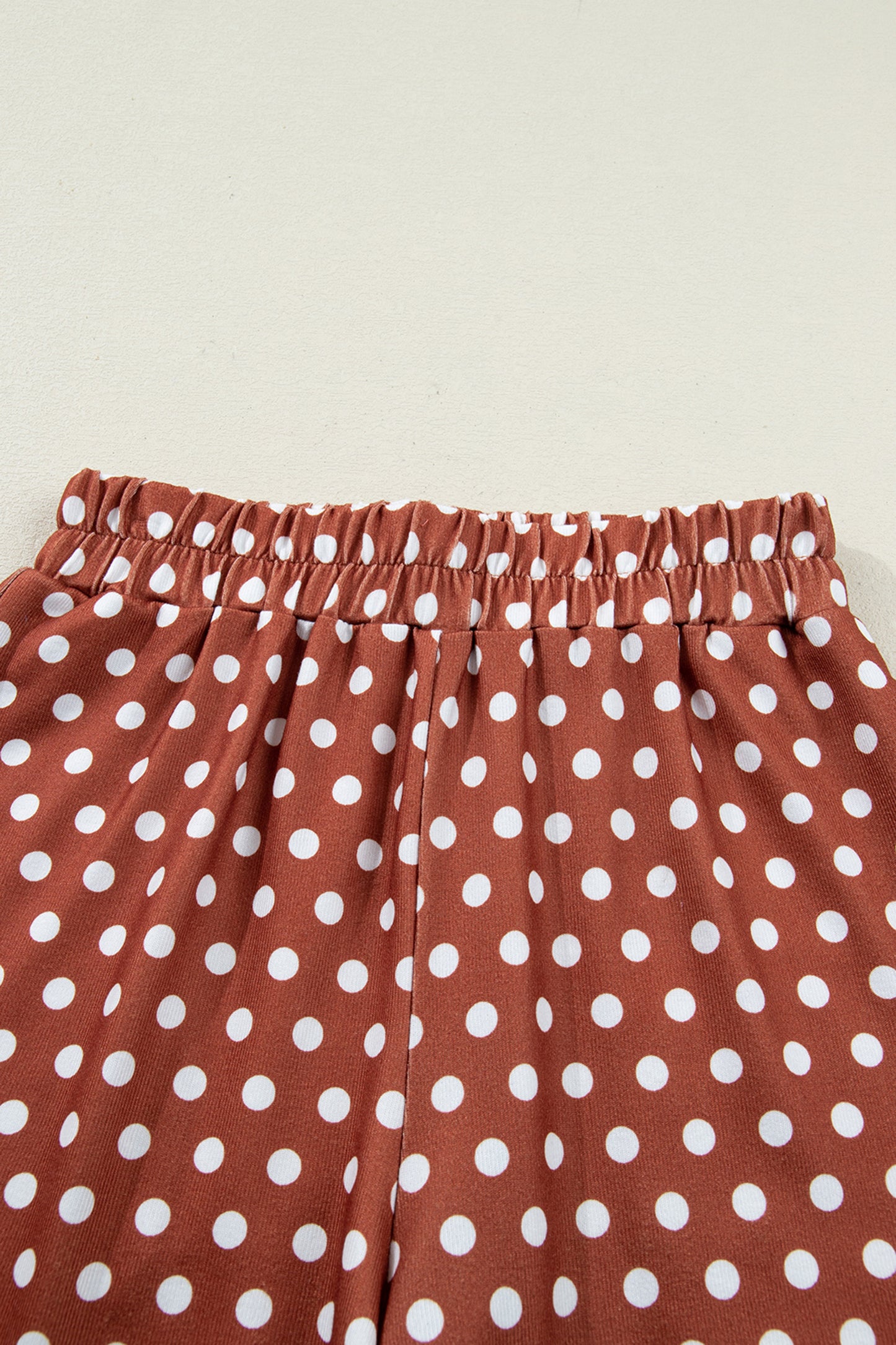 Pink Polka Dot Print Short Set