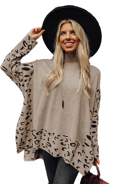 🌿Urban Jungle Khaki Leopard Knit