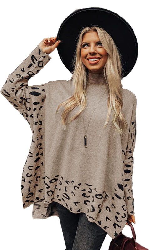 🌿Urban Jungle Khaki Leopard Knit