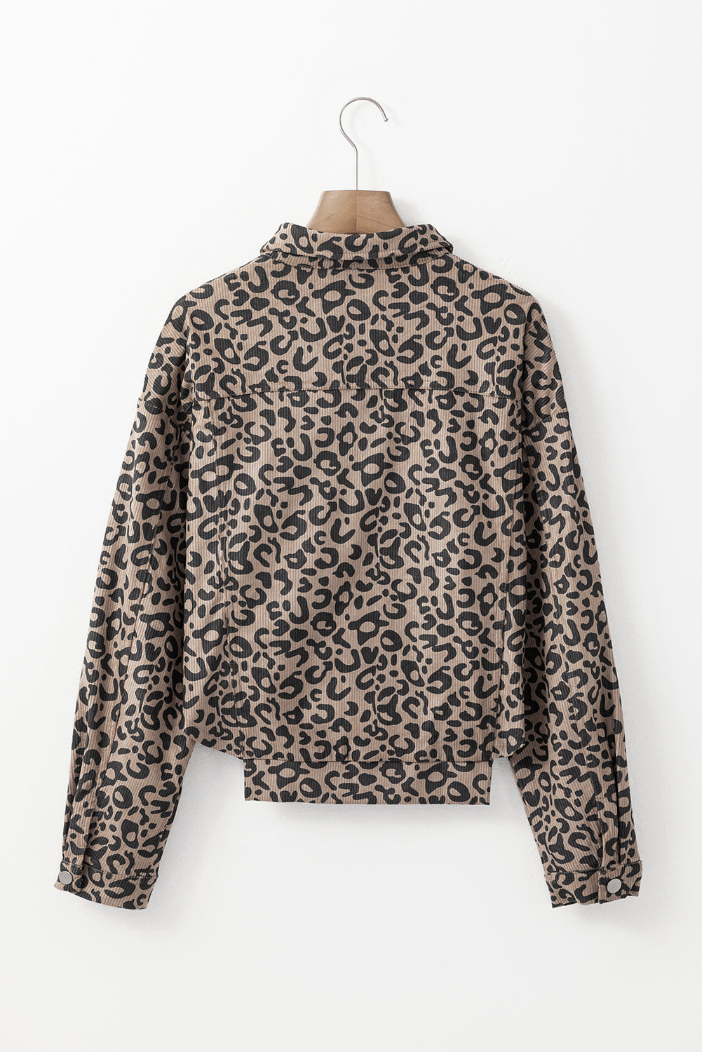 🐆 Wild Instinct Raw Hem Jacket
