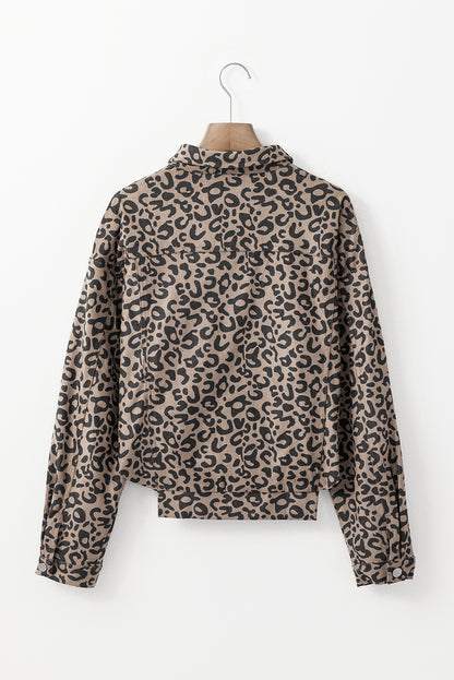 🐆 Wild Instinct Raw Hem Jacket