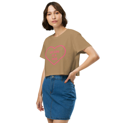 💔 “UR SON IS A HOE” Crop Tee