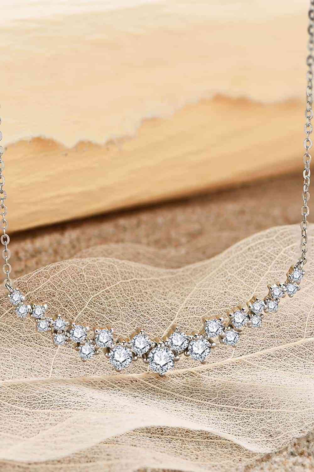 1.64 Carat Moissanite 925 Sterling Silver Necklace