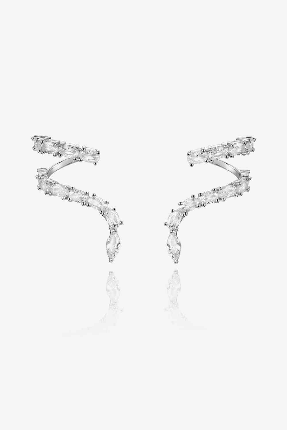 Zircon 925 Sterling Silver Earrings