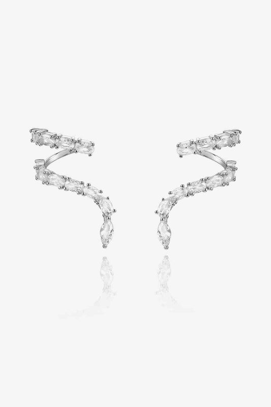 Zircon 925 Sterling Silver Earrings